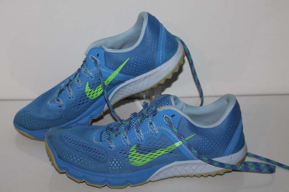 Nike Zoom Kiger TR Running Shoes, Women's 8.5, Blue Lime, Gorpcore, Athletic